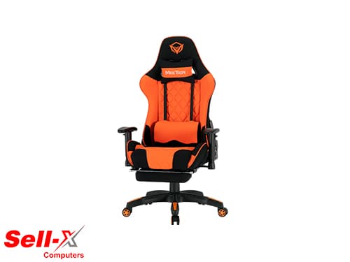 MEETION CHR25 2D Armrest Massage Gaming E-Sport Chair with Footrest