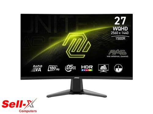 MSI MAG 27CQ6F 27 WQHD 180HZ 1MS Curved Monitor