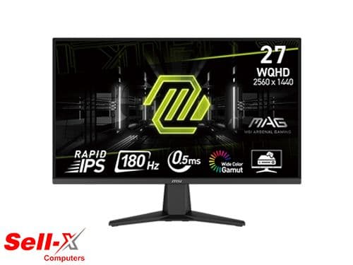 MSI MAG 275QF 27 Inch WQHD 2560 x 1440 180Hz 0.5ms Adaptive Sync IPS Gaming Monitor