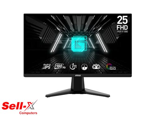 MSI G255F 24.5' FHD 180HZ RAPID IPS 1MS ADAPTIVE SYNC GAMING MONITOR