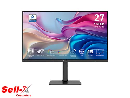 MSI MODERN MD272UPHG 27'' INCH UHD 3840 X 2160 IPS LEVEL BUSINESS & PRODUCTIVITY MONITOR