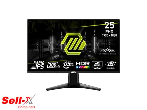 MSI MAG 255XF 24.5' INCH FHD 300HZ RAPID IPS 0.5MS AMD FREESYNC PREMIUM GAMING MONITOR