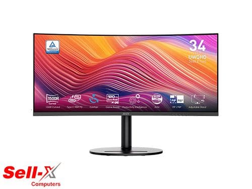 MSI MODERN MD342CQP 34 UWQHD 120HZ CURVED MONITOR