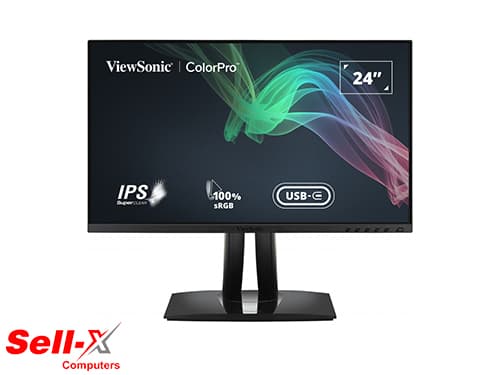 VIEWSONIC VP2456 24 FHD Pantone Validated 100% Pre-Calibrated USB-C Monitor