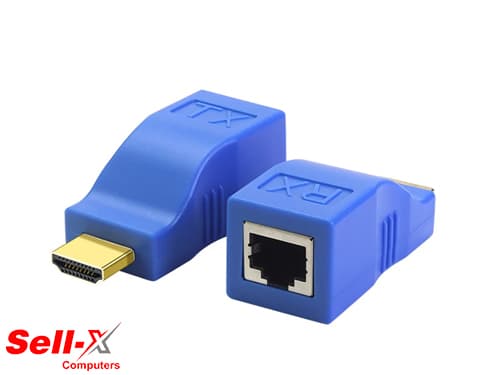 HDMI Extender to RJ45 by Cat-5e/6 Cable 30M HDMI Extension