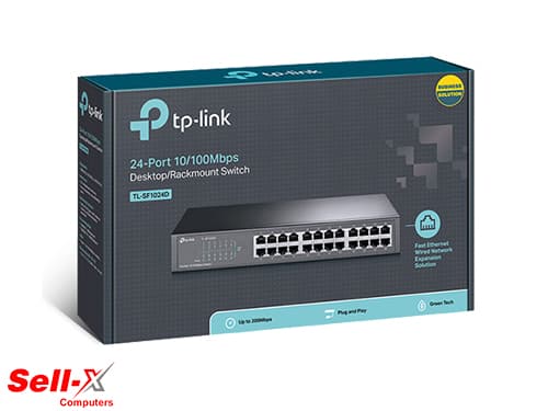 TP-LINK TL-SF1024D 24-Port 10/100Mbps Desktop/Rackmount Switch