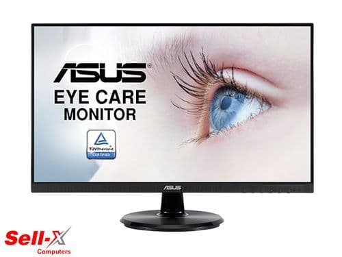 ASUS VA24DQ Eye Care Monitor 23.8 Inch Full HD IPS 75Hz Adaptive-Sync FreeSync