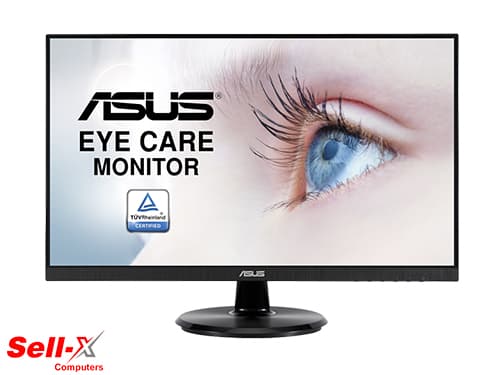 ASUS VA24DQ Eye Care Monitor 23.8 Inch Full HD IPS 75Hz Adaptive-Sync FreeSync