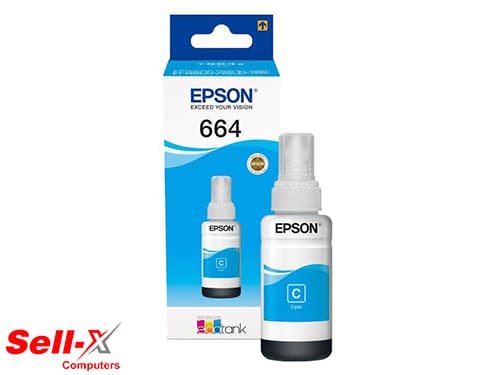 EPSON 664 CYAN INK BOTTLE