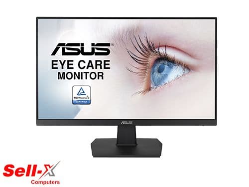 ASUS VA24ECE Eye Care Monitor 24 Inch 23.8 Inch Viewable Full HD IPS Frameless USB-C 75Hz