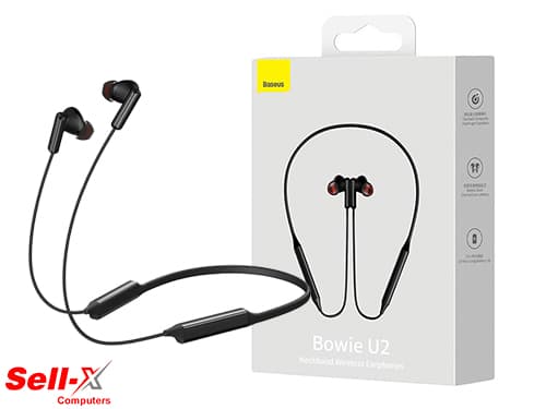 BASEUS BOWIE U2 Neckband Wireless Earphones Black