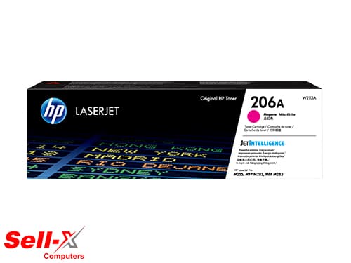 HP 206A Magenta Original LaserJet Toner Cartridge, W2113A