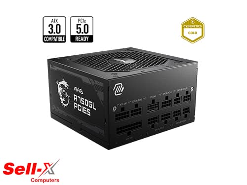MSI MAG A750GL PCIE5 750 WATT 80 PLUS GOLD Power Supply