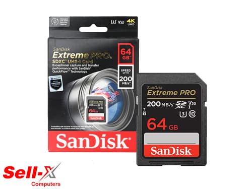 SANDISK EXTREME PRO® SDHC UHS-I 64GB CARDS