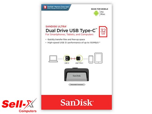 SANDISK ULTRA DUAL DRIVE USB TYPE-C 32GB