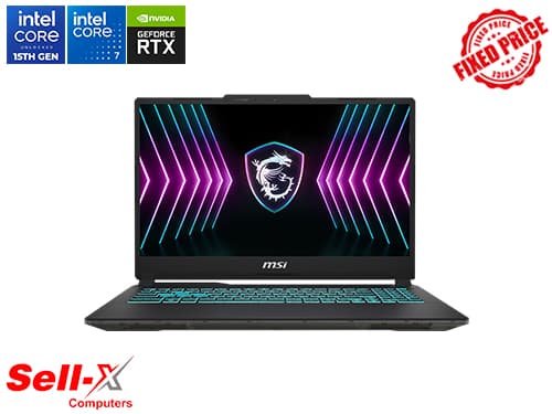 MSI Cyborg 15 A2RVE Intel Core i7-1240H 16GB RAM 512GB SSD 15.6-inch FHD 144Hz RTX 4050 Windows 11 Laptop