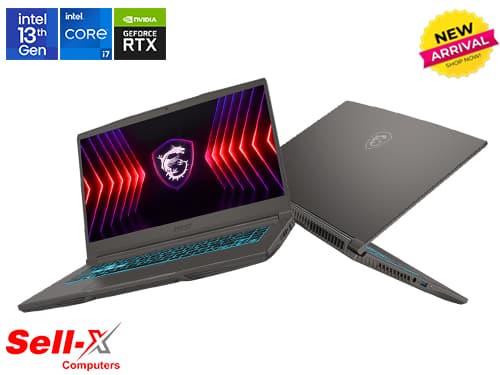 MSI Thin 15 B13UC Intel Core i7-13620H 16GB RAM 512GB SSD 15.6-inch FHD 144Hz RTX 3050 Laptop