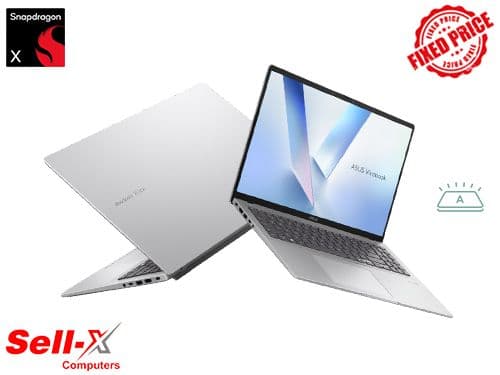 ASUS Vivobook 16 X1607QA Snapdragon X 16GB RAM 512GB SSD 16-inch WUXGA Laptop