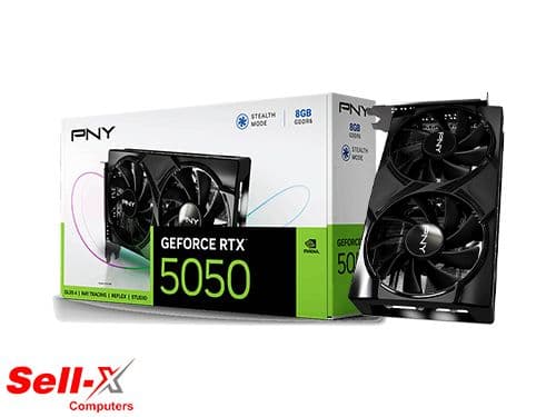 PNY GEFORCE RTX™ 5050 DUAL FAN GRAPHICS CARD