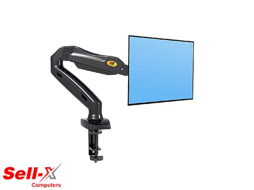 NB F80 17-30" Ergonomic Gas Spring Desk Mount
