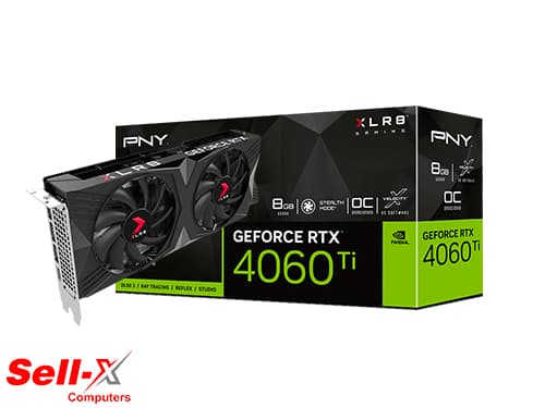 PNY GEFORCE RTX 4060 TI 8GB VERTO OVERCLOCKED DUAL FAN