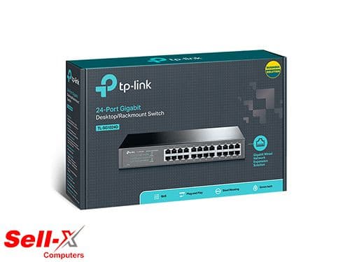 TP-LINK TL-SG1024D 24-Port Gigabit Desktop/Rackmount Switch