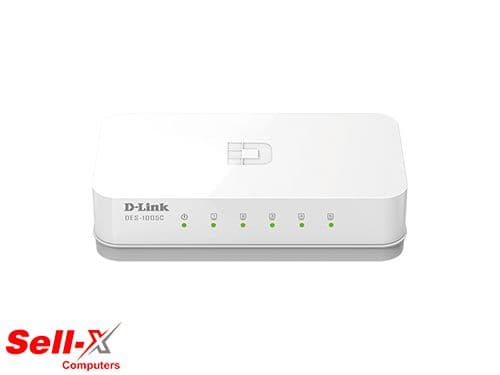 DLINK DES1005C 5-Port 10/100 Mbps Unmanaged Desktop Switch