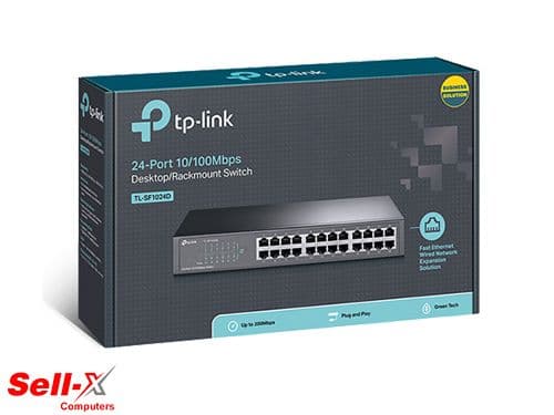 TP-LINK TL-SF1024D 24-Port 10/100Mbps Desktop/Rackmount Switch