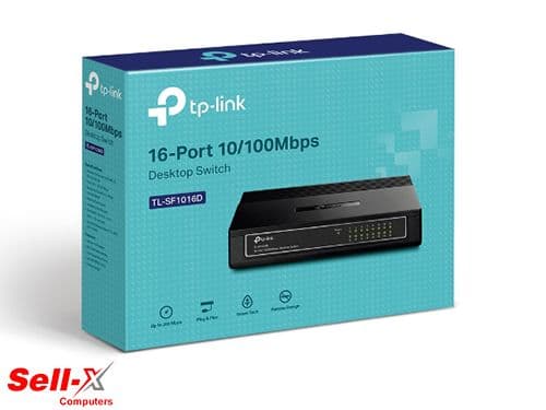 TP-LINK TL-SF1016D 16-PORT 10/100MBPS DESKTOP SWITCH