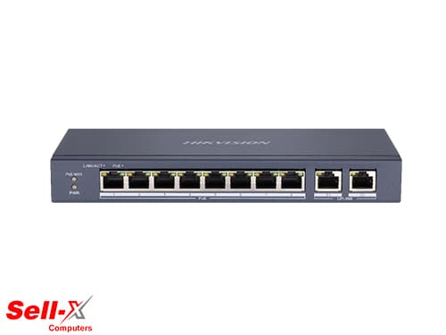 HIKVISION DS-3E0310P-E/M 8 Port Fast Ethernet Unmanaged POE Switch