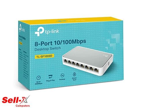 TP-LINK TL-SF1008D 8-Port 10/100Mbps Desktop Switch
