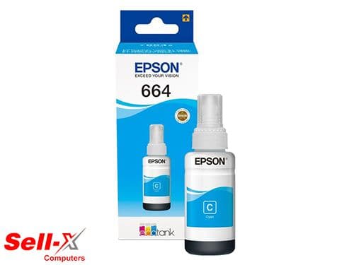 EPSON 664 CYAN INK BOTTLE