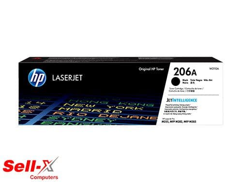 HP 206A Black Original LaserJet Toner Cartridge, W2110A