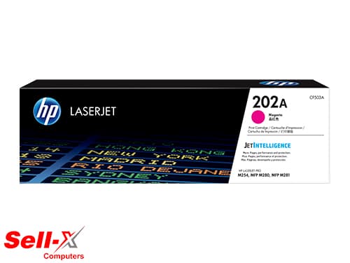 HP 202A Magenta Original LaserJet Toner Cartridge, CF503A