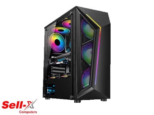 RUIX V8 BLACK GAMING CASE