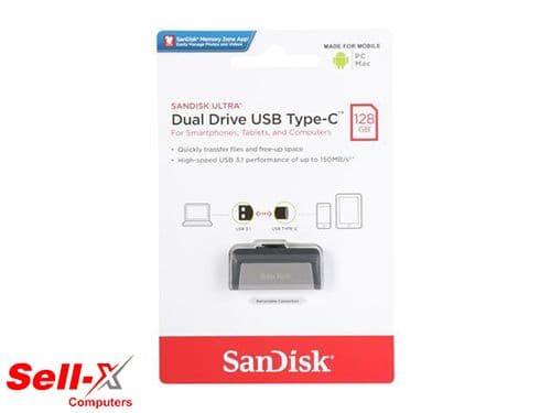 SANDISK ULTRA DUAL DRIVE USB TYPE-C 128GB