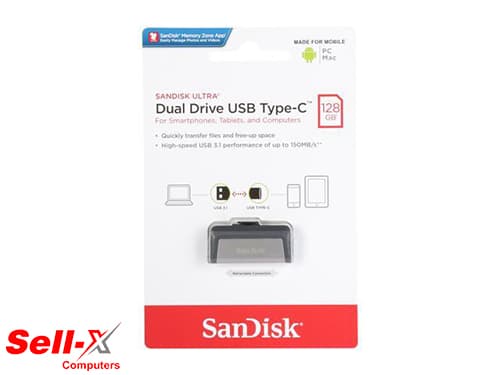 SANDISK ULTRA DUAL DRIVE USB TYPE-C 128GB