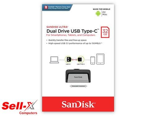 SANDISK ULTRA DUAL DRIVE USB TYPE-C 32GB