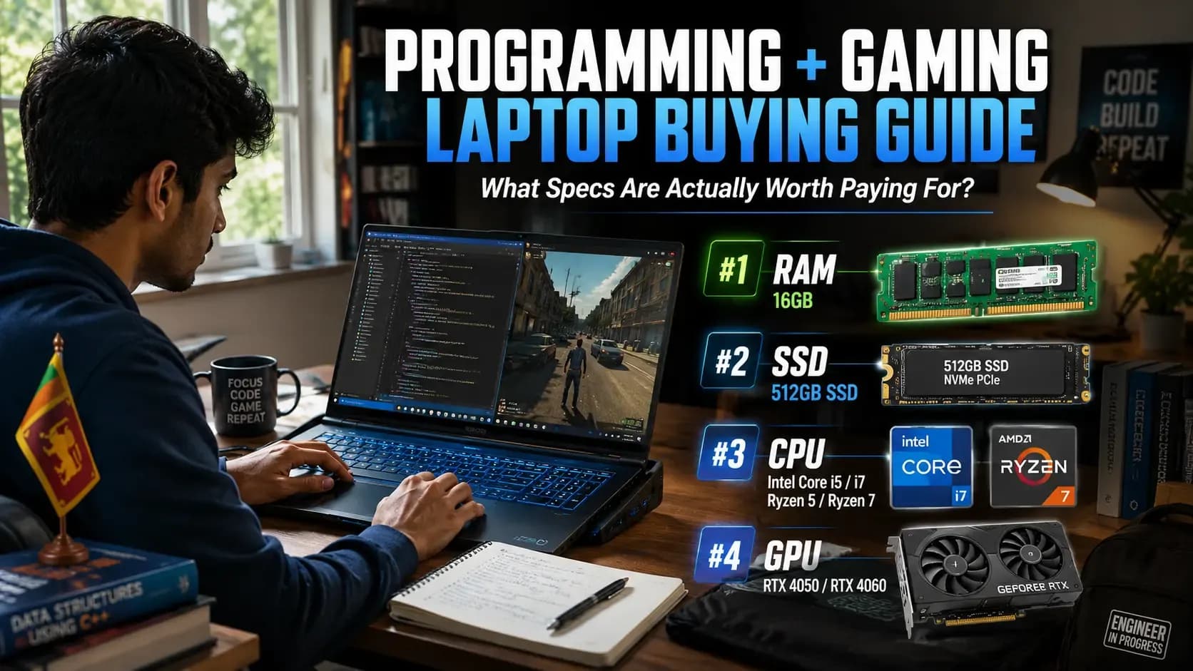 Programming + Gaming Laptop Buying Guide Sri Lanka: What Specs Are Actually Worth Paying For?